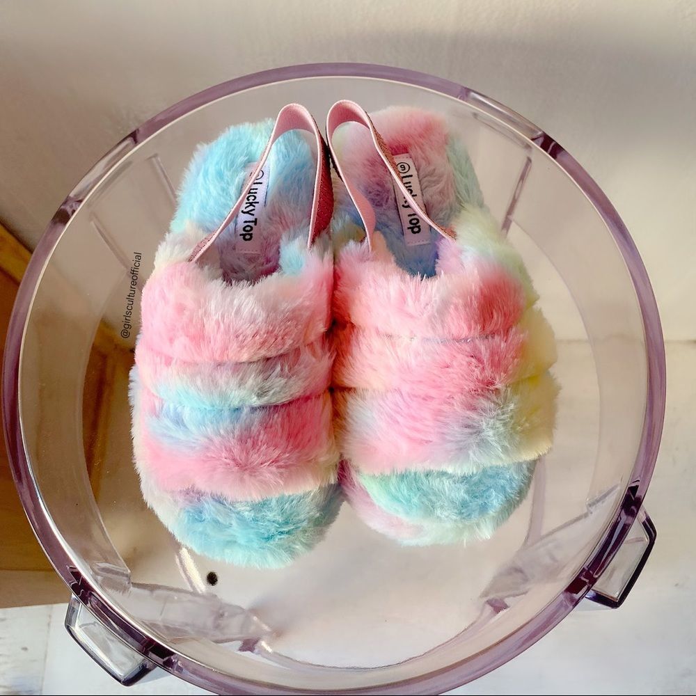 TYE DYE LITTLE GIRL SLING BACK SLIPPER - Picture 6 of 6